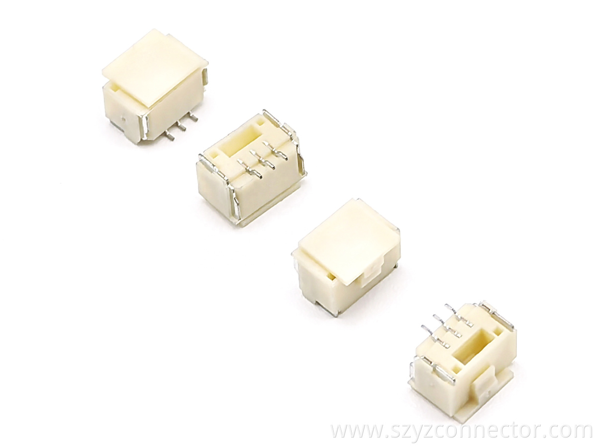 GH1.25mm Pitch Wafer Vertical SMT Pin header Connector 3P
